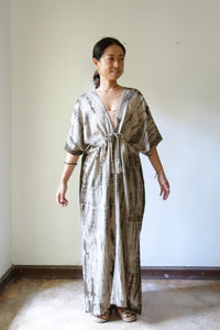 Echo Dress Coconut Pink/Gray Ikat/Purplr Ikat