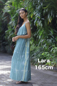 Maxi Dress Indigo/Pink/Green Indigo Sea World