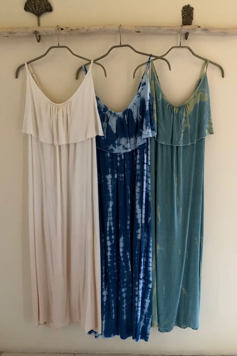 Maxi Dress Indigo/Pink/Green Indigo Sea World