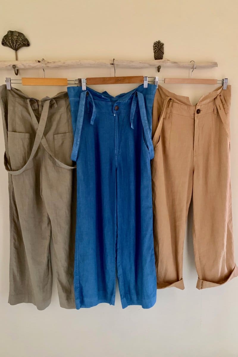 Suspenders Pants Indigo/Brown/Olive Indigo Sea World